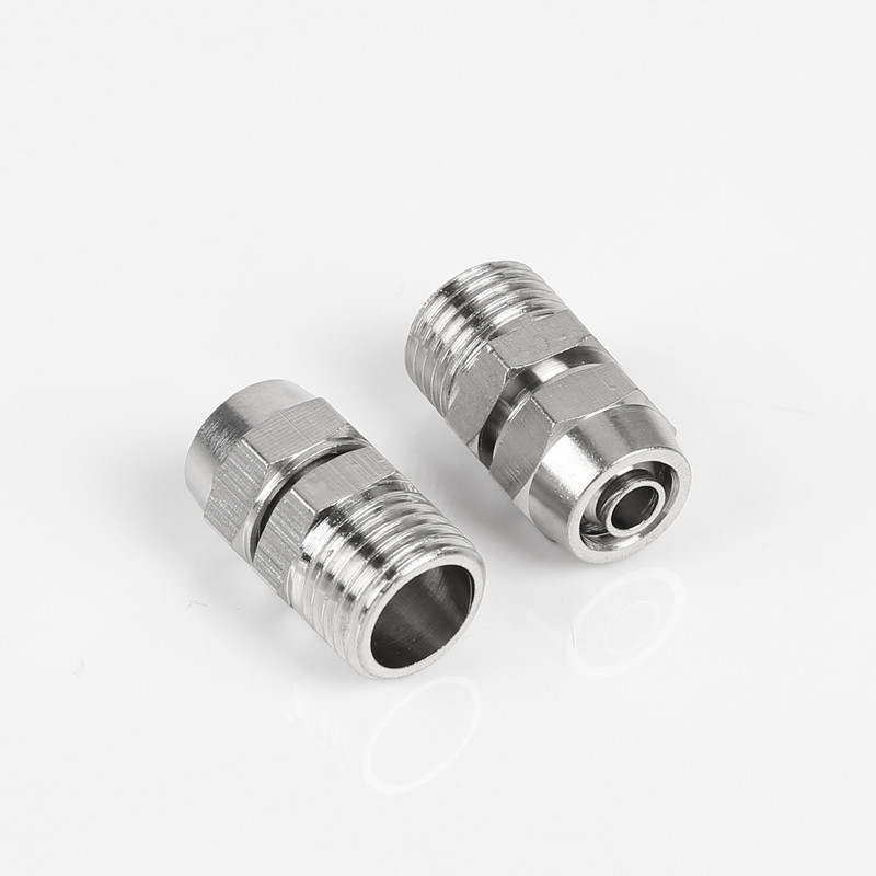 RPC rapid male thread straight screw fittings two touch fittings