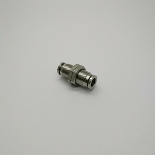 MPMS 316 stainless steel push fit bulkhead connector