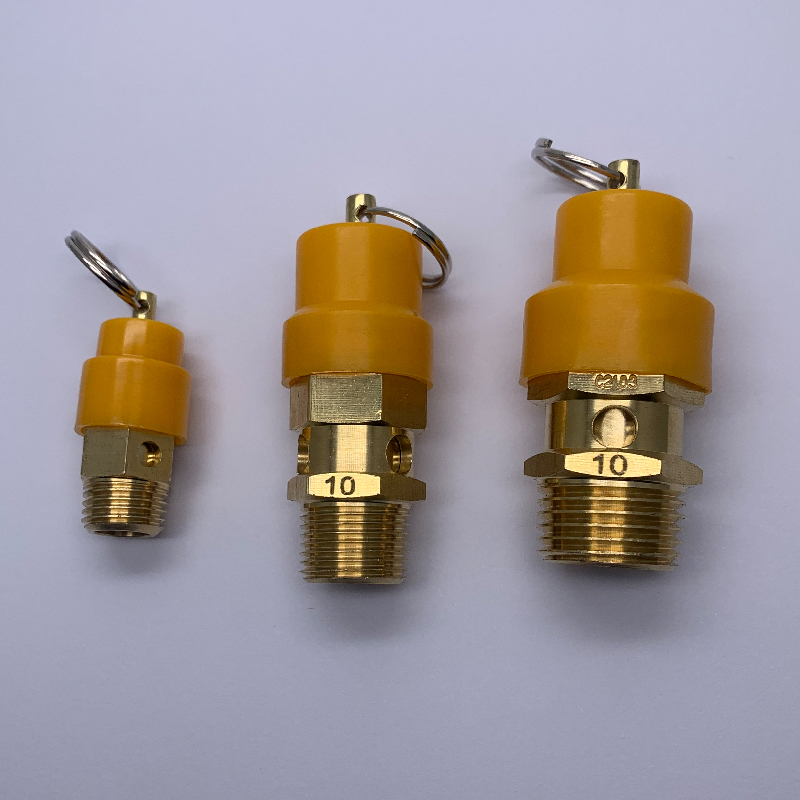 brass gas safety valve for air compressor exhaust valve pressure relief valves